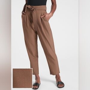 Athleta Skyline Pant II Brown Plaid 0